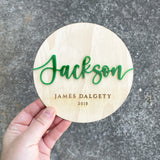 Simple Engraved Name Plaque