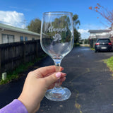 Customised Wine Glass