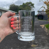 Customised Beer Glass or Handle