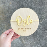 Simple Engraved Name Plaque