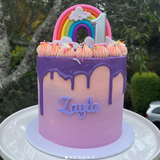 Laser Cut Cake Names - Single Layer