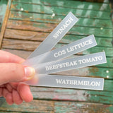 House Plant, Seedling and Vegetable Garden Markers