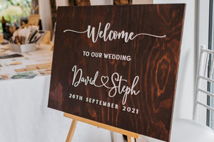 Rustic Wooden Wedding Signage