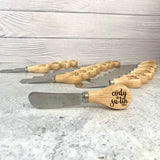 Customised Engraved Pate or Cheese Knife - The FoilSmith